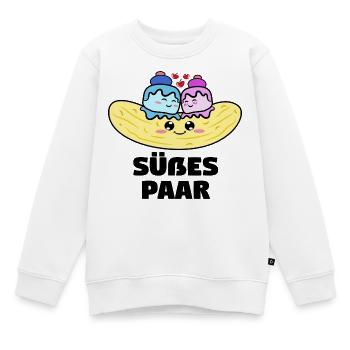 Süßigkeiten Statement Lecker Nachspeise Kalorien - Kinder Premium Organic Sweatshirt - Weiß - Vorne - AI Model Kid Male (0cm)