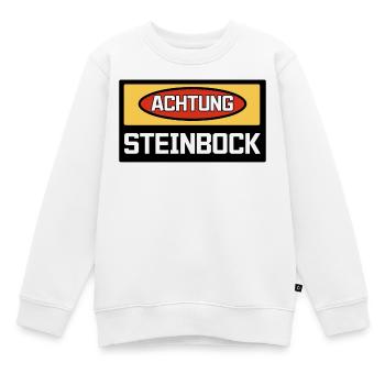 Horoskop Sternbild Steinbock Tierkreis Gezeiten - Kinder Premium Organic Sweatshirt - Weiß - Vorne - AI Model Kid Male (0cm)