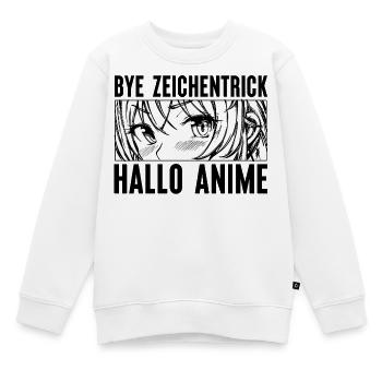 Zeichentrick Manga Comic Anime Trickfilm Japan - Kinder Premium Organic Sweatshirt - Weiß - Vorne - AI Model Kid Male (0cm)