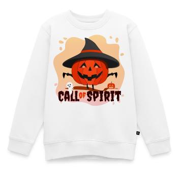 Halloween appel de l'âme - Sweat Premium enfant bio - blanc - Devant - AI Model Kid Male (0cm)
