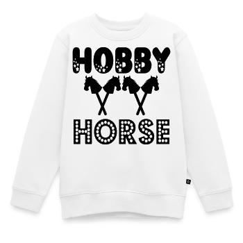 CHEVAUX DE LOISIR - CHEVAL DE LOISIR - Sweat Premium enfant bio - blanc - Devant - AI Model Kid Male (0cm)