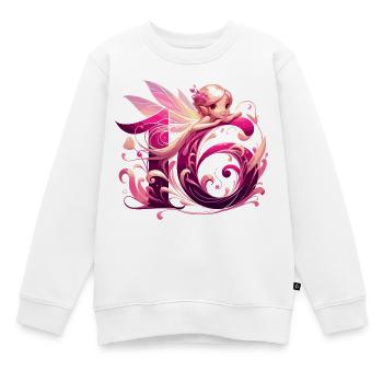 16 ans fée elfe mignon rose cadeau d’anniversaire - Sweat Premium enfant bio - blanc - Devant - AI Model Kid Male (0cm)