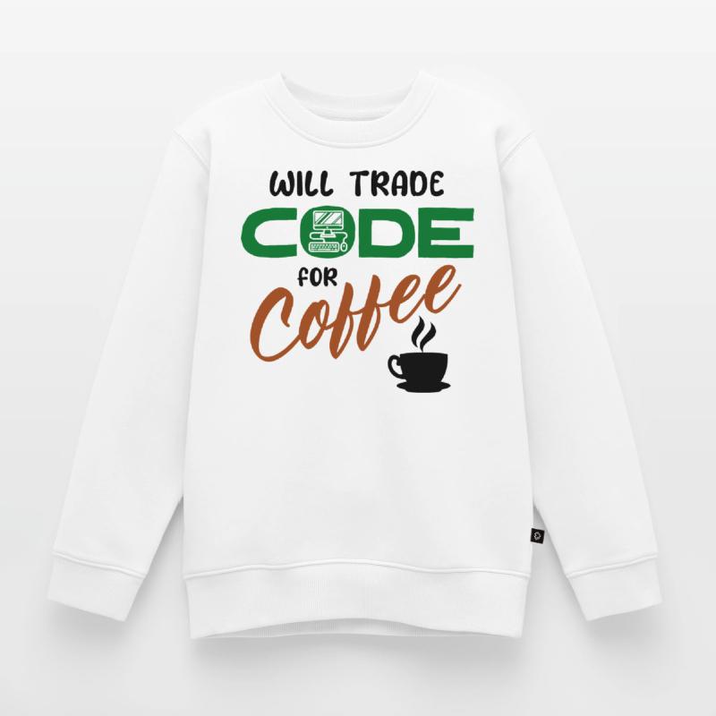Code Statement Developer Computerfreak Informatik Kinder Premium Organic Sweatshirt