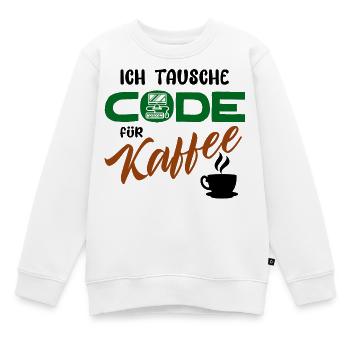 Code de développeur de logiciels programmeurs - Sweat Premium enfant bio - blanc - Devant - AI Model Kid Male (0cm)