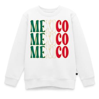 Mexiko Nordamerika - Kinder Premium Organic Sweatshirt - Weiß - Vorne - AI Model Kid Male (0cm)