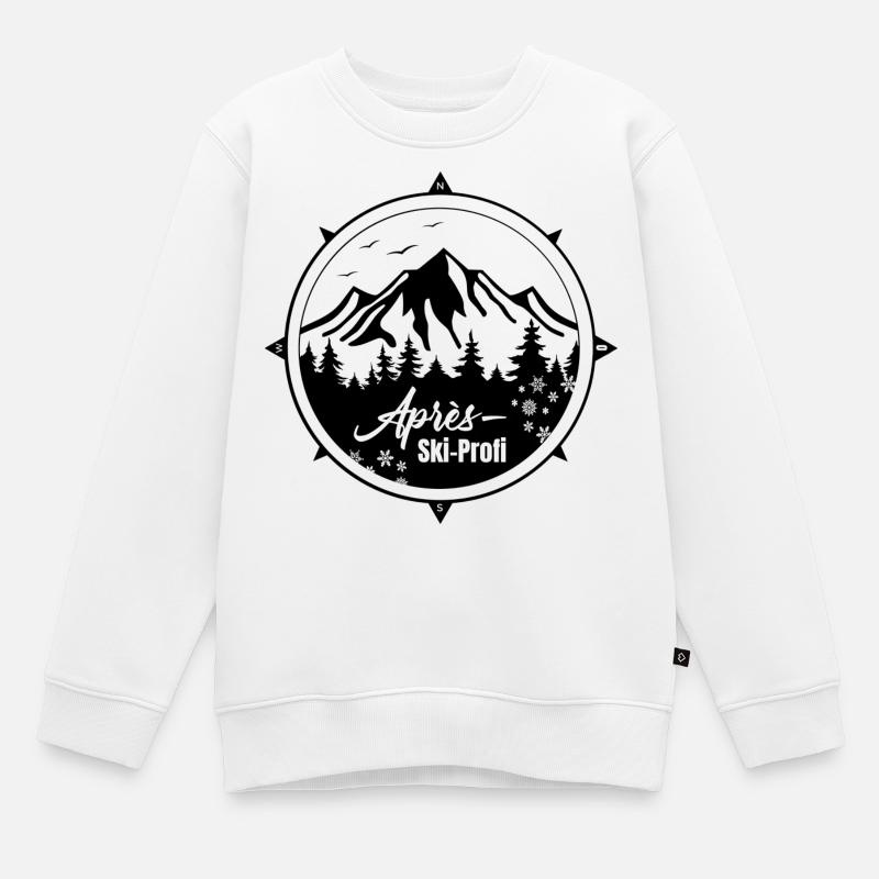 Après-ski pro - Sweat Premium enfant bio - blanc