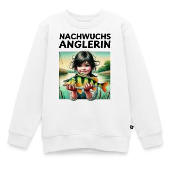 Jeune pêcheur - Sweat Premium enfant bio - blanc - Devant - AI Model Kid Male (0cm)