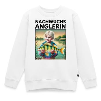 Jeune pêcheur - Sweat Premium enfant bio - blanc - Devant - AI Model Kid Male (0cm)