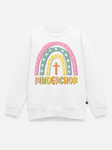 KINDERCHOR CHRISTLICHER GLAUBE - Kinder Premium Organic Sweatshirt - Weiß