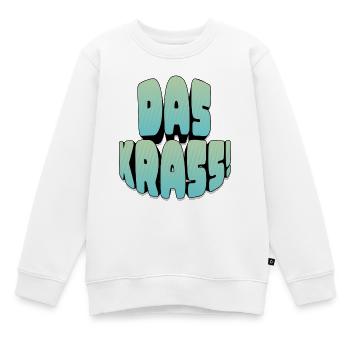 DAS KRAsS! - Kinder Premium Organic Sweatshirt - Weiß - Vorne - AI Model Kid Male (0cm)