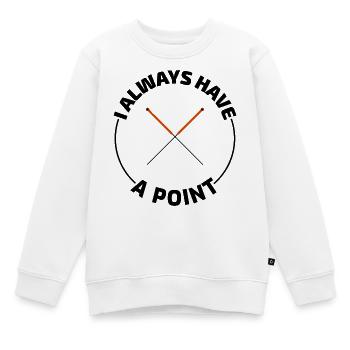 Praticien agréé en MTC Expert Précision - Sweat Premium enfant bio - blanc - Devant - AI Model Kid Male (0cm)