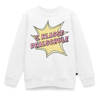 Changement d’école secondaire 5e année - Sweat Premium enfant bio - blanc - Devant - AI Model Kid Male (0cm)