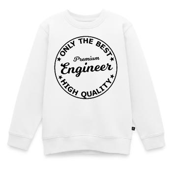 Der perfekte Ingenieur - Kinder Premium Organic Sweatshirt - Weiß - Vorne - AI Model Kid Male (0cm)