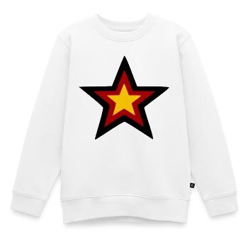 Étoile d’Allemagne - Sweat Premium enfant bio - blanc - Devant - AI Model Kid Male (0cm)
