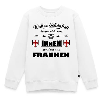 Heraldisches Schildtrio Franken - Kinder Premium Organic Sweatshirt - Weiß - Vorne - AI Model Kid Male (0cm)