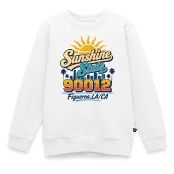 Sonnenstadt LA 90012 Vintage - Kinder Premium Organic Sweatshirt - Weiß - Vorne - AI Model Kid Male (0cm)