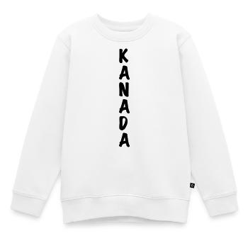 Kanada - Kinder Premium Organic Sweatshirt - Weiß - Vorne - AI Model Kid Male (0cm)