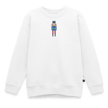 Casse Noisette - Sweat Premium enfant bio - blanc - Devant - AI Model Kid Male (0cm)
