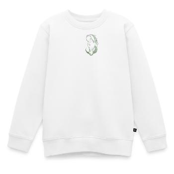silhouette Cheval amour infini  - Sweat Premium enfant bio - blanc - Devant - AI Model Kid Male (0cm)