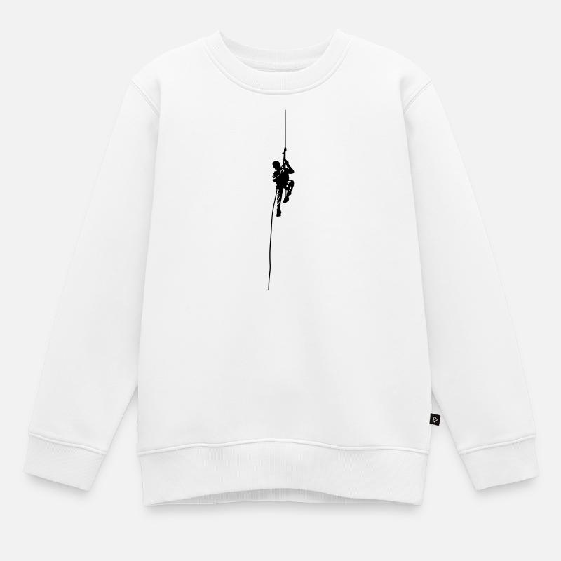 climbing - Sweat Premium enfant bio - blanc