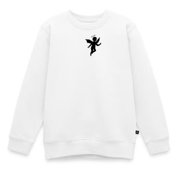 Engelchen zum Schutz - Kinder Premium Organic Sweatshirt - Weiß - Vorne - AI Model Kid Male (0cm)