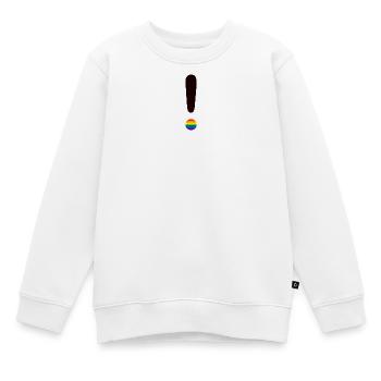 fort et fier - Sweat Premium enfant bio - blanc - Devant - AI Model Kid Male (0cm)