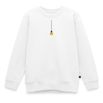câble de plafond suspendu ampoule lumière id de l'électricité - Sweat Premium enfant bio - blanc - Devant - AI Model Kid Male (0cm)