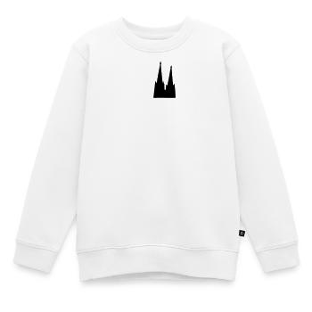 Der Kölner Dom zu Köln - Kinder Premium Organic Sweatshirt - Weiß - Vorne - AI Model Kid Male (0cm)