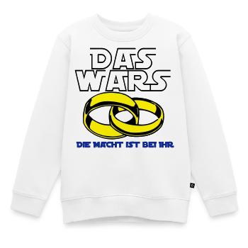 Junggesellenabschied , JGA das wars die Mach(25) - Kinder Premium Organic Sweatshirt - Weiß - Vorne - AI Model Kid Male (0cm)