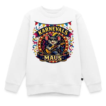 Jupe de souris de carnaval Cologne Alaaf Cadeau - Sweat Premium enfant bio - blanc - Devant - AI Model Kid Male (0cm)