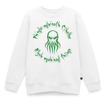 Das Erwachen von Cthulhu 2 - Kinder Premium Organic Sweatshirt - Weiß - Vorne - AI Model Kid Male (0cm)