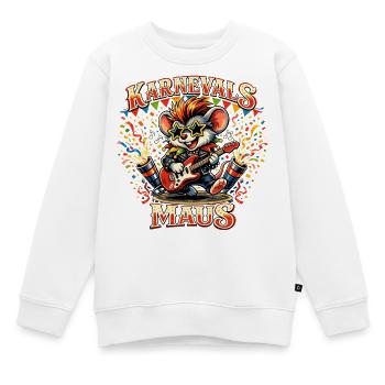 Jupe de souris de carnaval de Cologne Alaaf Drôle - Sweat Premium enfant bio - blanc - Devant - AI Model Kid Male (0cm)