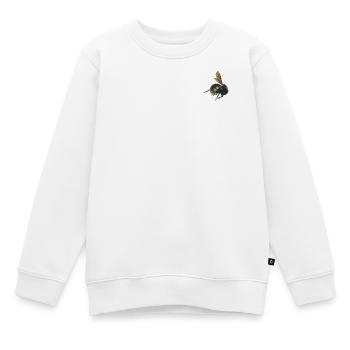 bourdon - Sweat Premium enfant bio - blanc - Devant - AI Model Kid Male (0cm)