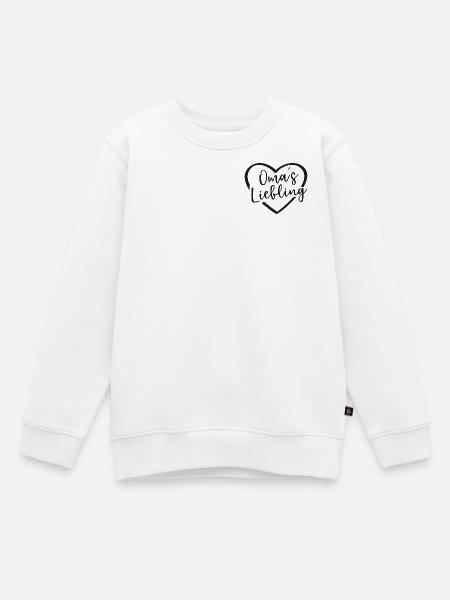 Oma's Liebling - Kinder Premium Organic Sweatshirt - Weiß