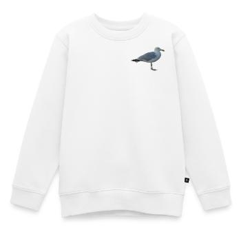 Gull - Kids Premium Organic Sweatshirt - white - Front - AI Model Kid Male (0cm)