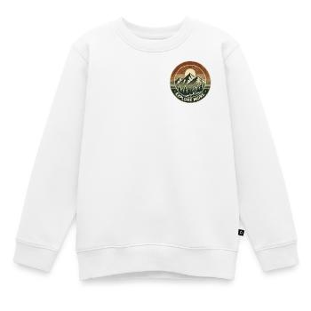 Explore More - Kinder Premium Organic Sweatshirt - Weiß - Vorne - AI Model Kid Male (0cm)