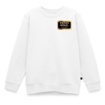 PATENONKEL 2026 CHRISTLICHER GLAUBE - Kinder Premium Organic Sweatshirt - Weiß - Vorne - AI Model Kid Male (0cm)