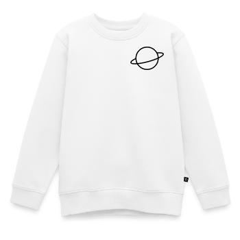 Planète - Sweat Premium enfant bio - blanc - Devant - AI Model Kid Male (0cm)