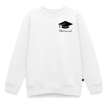 Abiturient - Kinder Premium Organic Sweatshirt - Weiß - Vorne - AI Model Kid Male (0cm)
