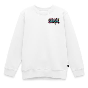 Unfug - Kinder Premium Organic Sweatshirt - Weiß - Vorne - AI Model Kid Male (0cm)