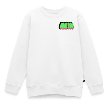 NEIN - keine Lust - Kinder Premium Organic Sweatshirt - Weiß - Vorne - AI Model Kid Male (0cm)