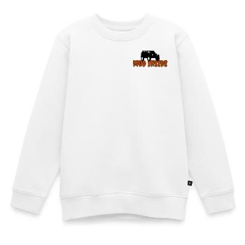 Schlamm im Inneren - Kinder Premium Organic Sweatshirt - Weiß - Vorne - AI Model Kid Male (0cm)