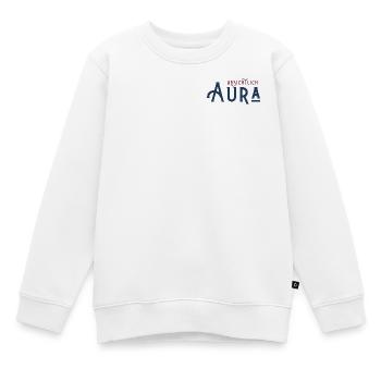 Absichtlich Aura - Kinder Premium Organic Sweatshirt - Weiß - Vorne - AI Model Kid Male (0cm)