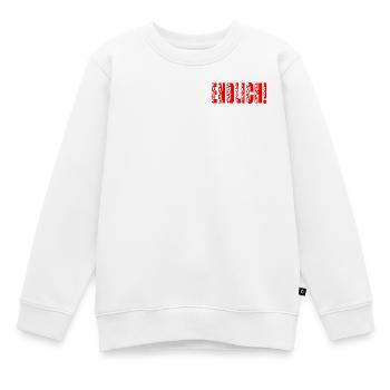 ENDLICH - Kinder Premium Organic Sweatshirt - Weiß - Vorne - AI Model Kid Male (0cm)