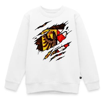 Nuremberg - Kids Premium Organic Sweatshirt - white - Front - AI Model Kid Male (0cm)