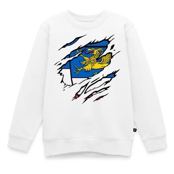Rostock - Sweat Premium enfant bio - blanc - Devant - AI Model Kid Male (0cm)