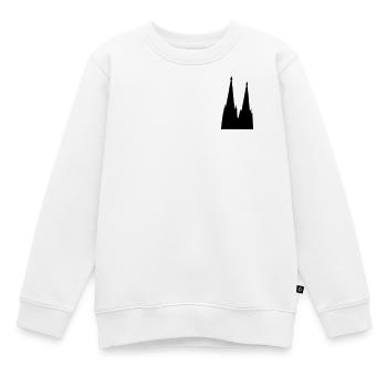 Der Kölner Dom in Köln - Kinder Premium Organic Sweatshirt - Weiß - Vorne - AI Model Kid Male (0cm)