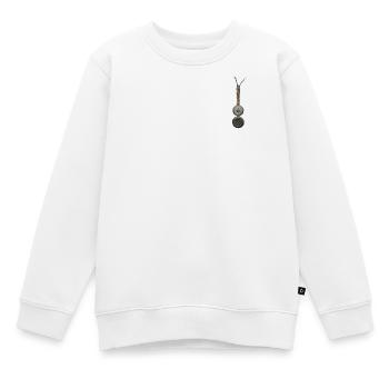 Steckdose vintage - Kinder Premium Organic Sweatshirt - Weiß - Vorne - AI Model Kid Male (0cm)