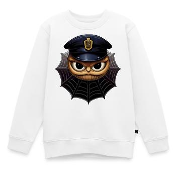 Spinnen Polizei - Kinder Premium Organic Sweatshirt - Weiß - Vorne - AI Model Kid Male (0cm)