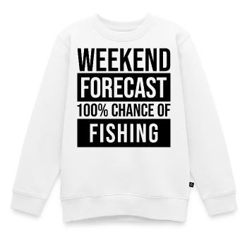 Angeln Angeln Angeln Angeln - Kinder Premium Organic Sweatshirt - Weiß - Vorne - AI Model Kid Male (0cm)